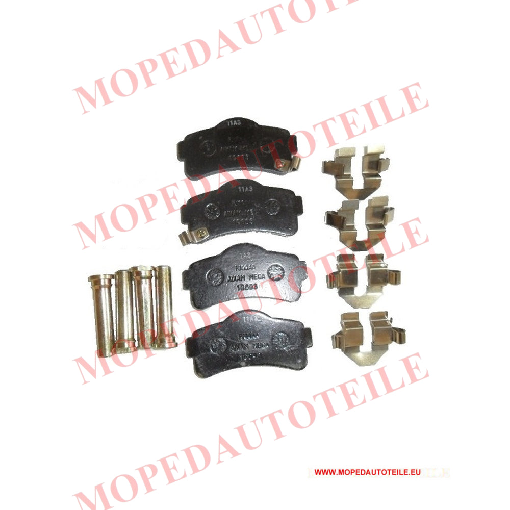 Kit de réparation de plaquettes de frein avant pour Aixam à partir de 2010, JDM, Bellier, Chatenet (6AR065)