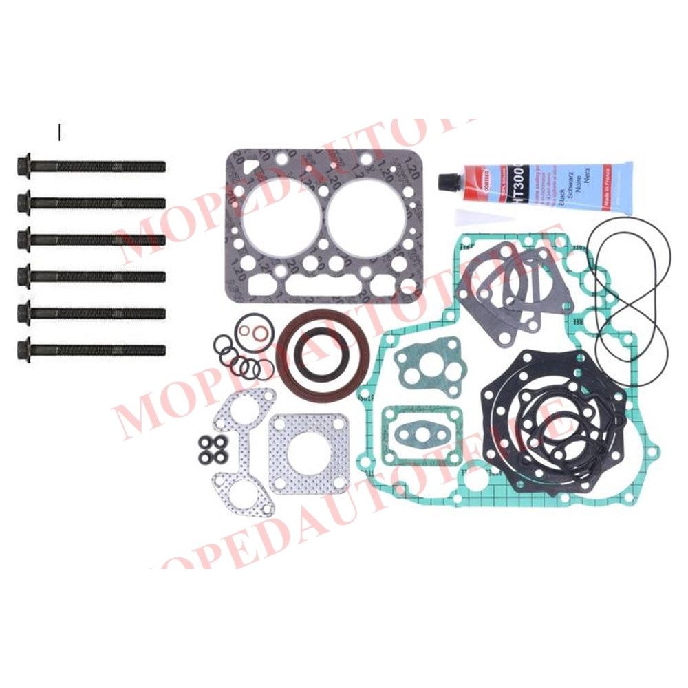 Pochette de joints+Vis+Joint de culasse,Aixam(300/400/500/721/741/Coupe/Vision) Kubota(Z402)