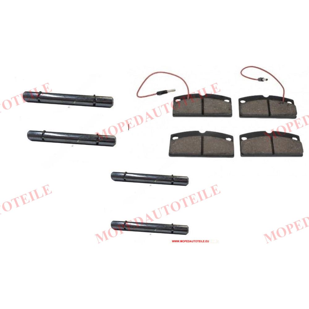 Goupille de guidage pour plaquettes de frein + plaquettes (25mm), Aixam, Microcar, Ligier, Chatenet, Grecav, JDM, Casalini