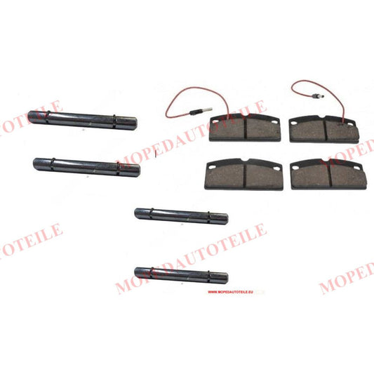 Goupille de guidage pour plaquettes de frein + plaquettes (25mm), Aixam, Microcar, Ligier, Chatenet, Grecav, JDM, Casalini