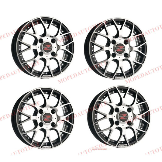 Ensemble de 4 jantes 15 (pouces) Ligier (JS50 Ph1 / J50L Ph3 / JS60), Microcar (Mgo4)