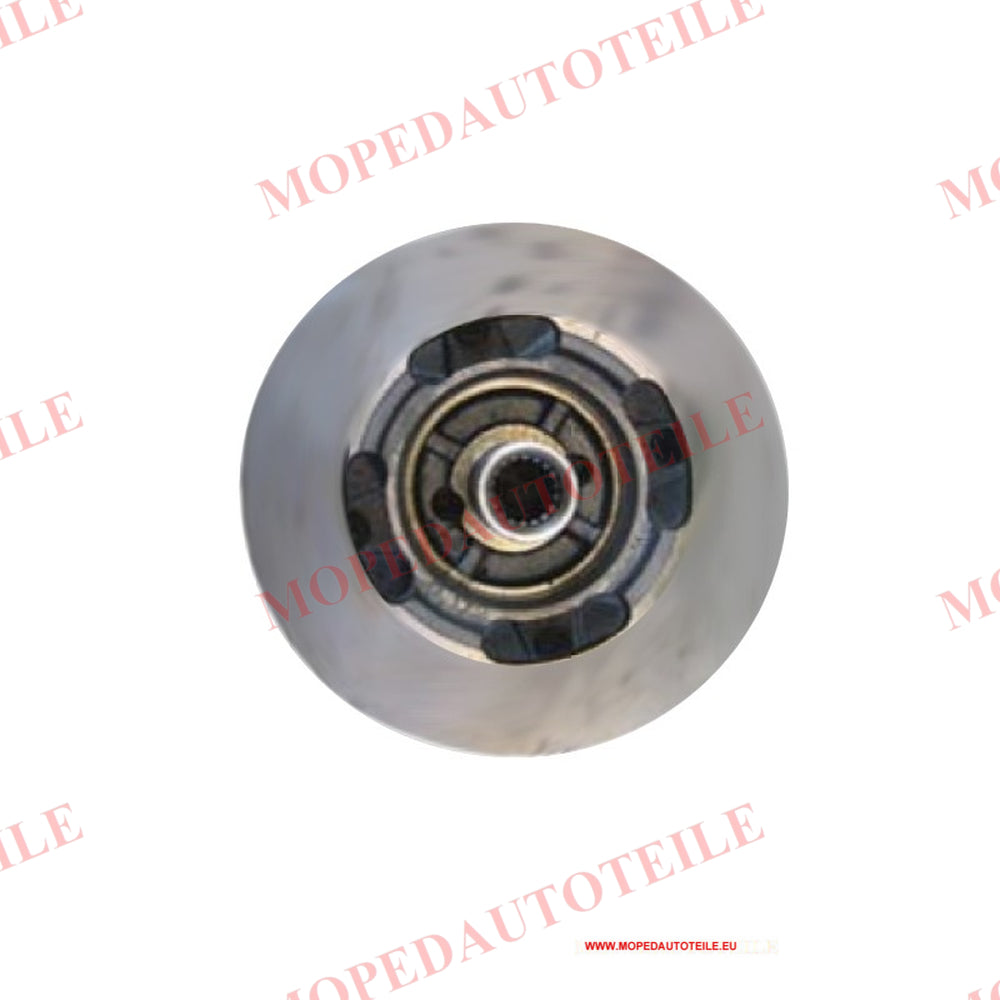 Disque de frein + moyeu de roue avant, Microcar (Virgo 1/2/3) 170MM