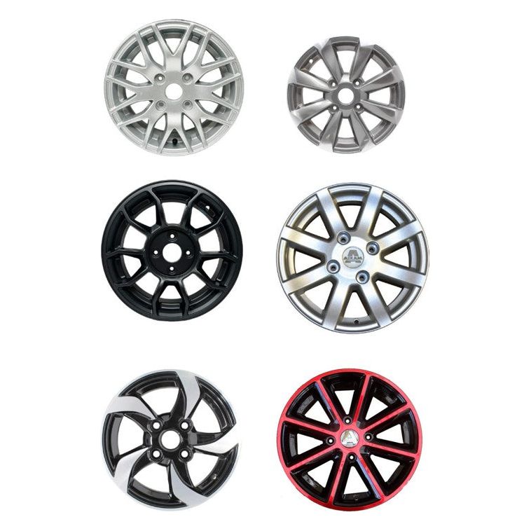Jantes en aluminium d'origine pour les Mopedauto sur demande.