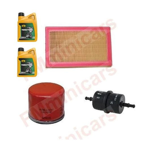 Kit d'entretien + 2L d'huile moteur, Lombardini Focs LWD 502(505) Filtre à huile Filtre à air Filtre à carburant diesel