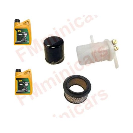 Kit d'entretien + 2L d'huile moteur, filtre à huile Casalini, filtre à air, filtre à gasoil Mitsubishi