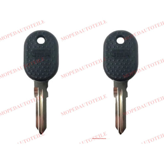 2x Clé de rechange / Jeu de clés de rechange : Serrure de porte / Bouchon de réservoir