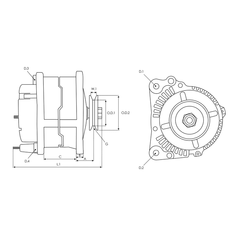 Alternateur Honda(V2)