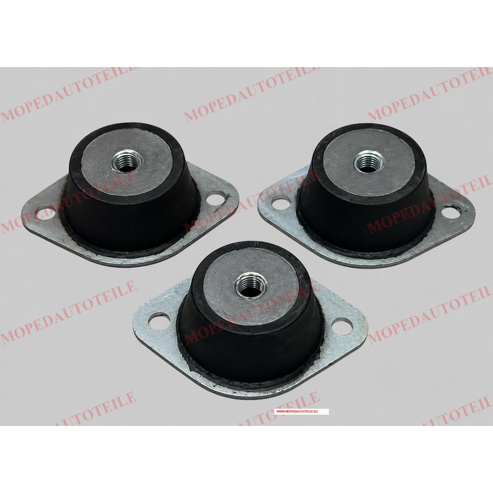 Kit de silentblocs : 2 supports moteur et 1 support de boîte de vitesses