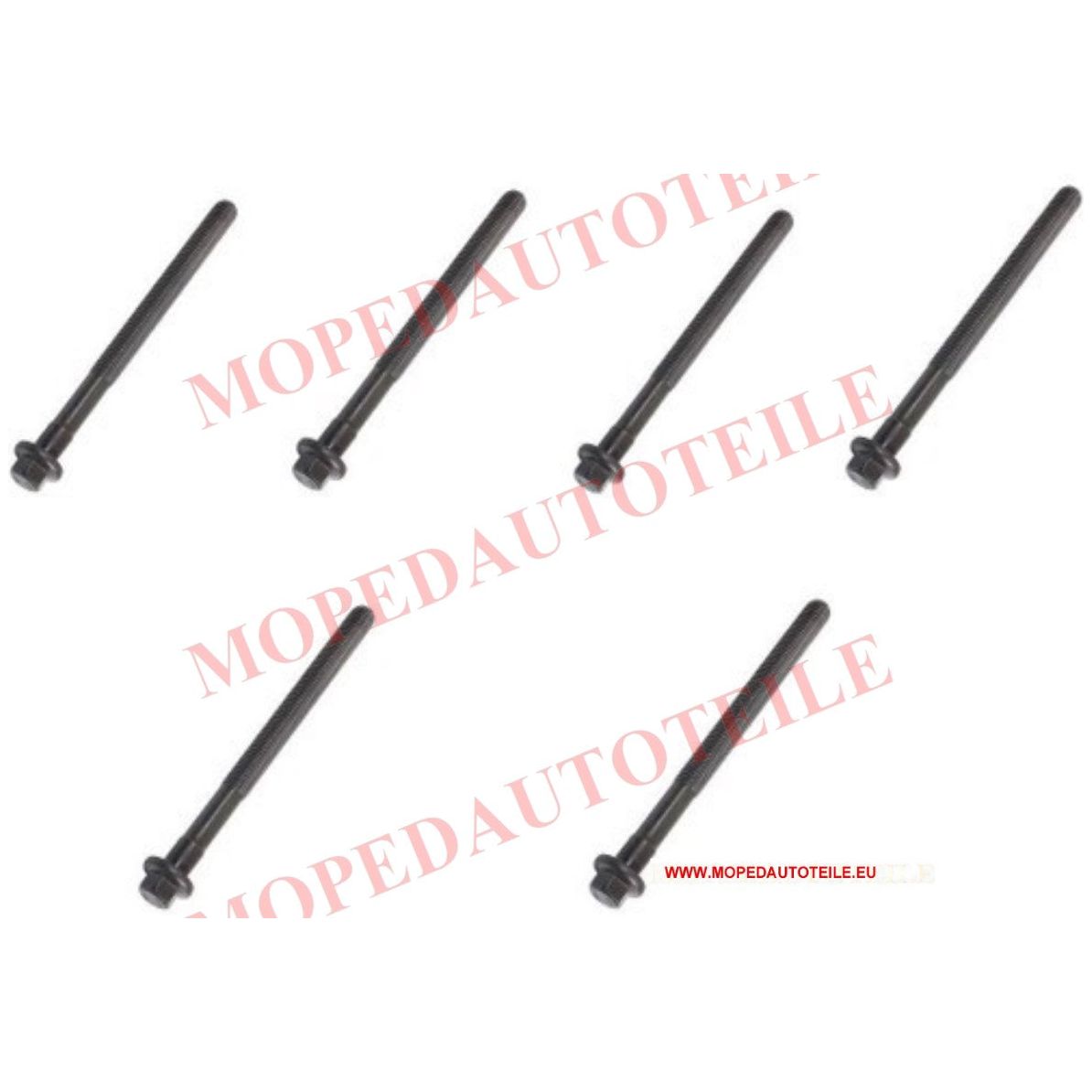 Vis de culasse 6X(ensemble) Ligier, Microcar, Chatenet, Lombardini LWD502