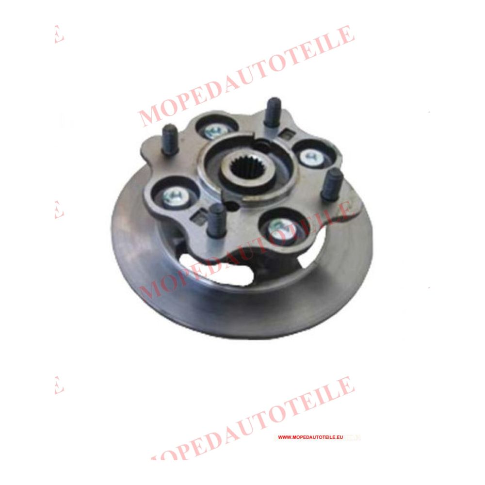 Disque de frein + moyeu de roue avant, Microcar (Virgo 1/2/3) 170MM