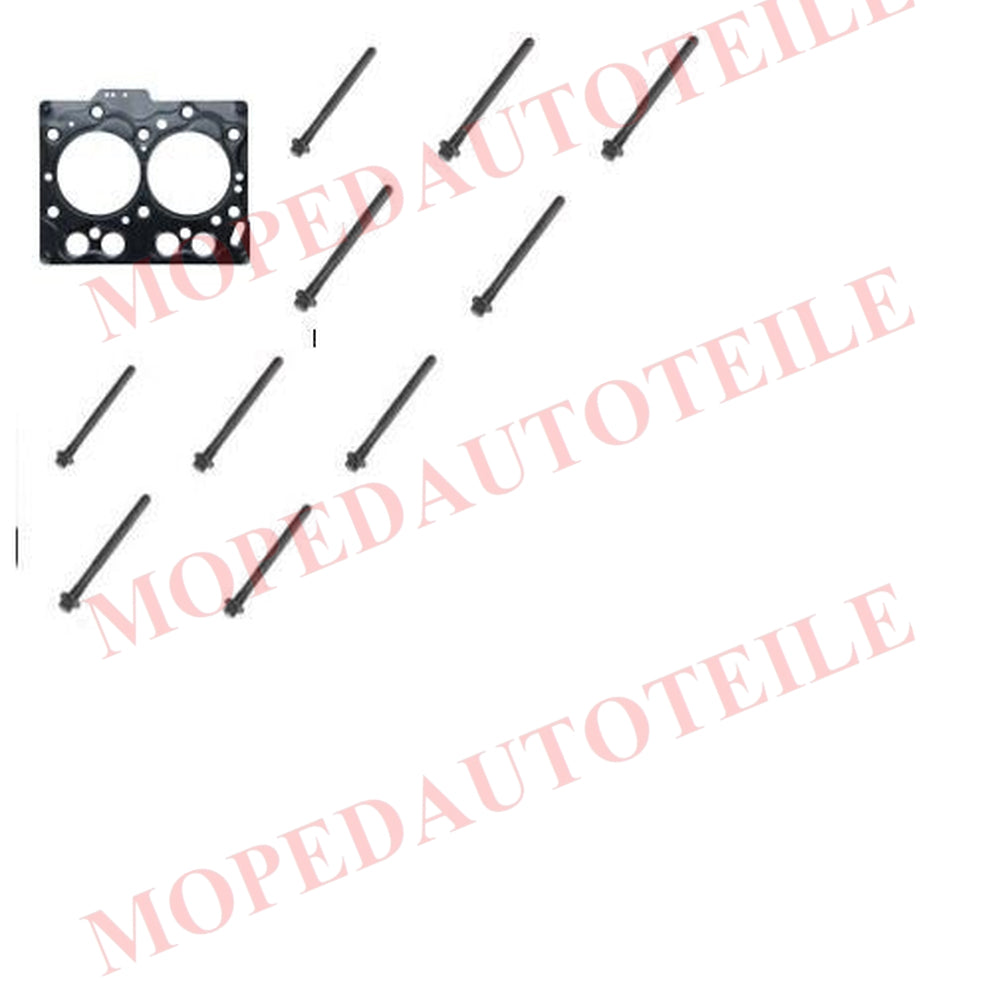 Joint de culasse + boulons de culasse Yanmar, Microcar/Chatenet/JDM