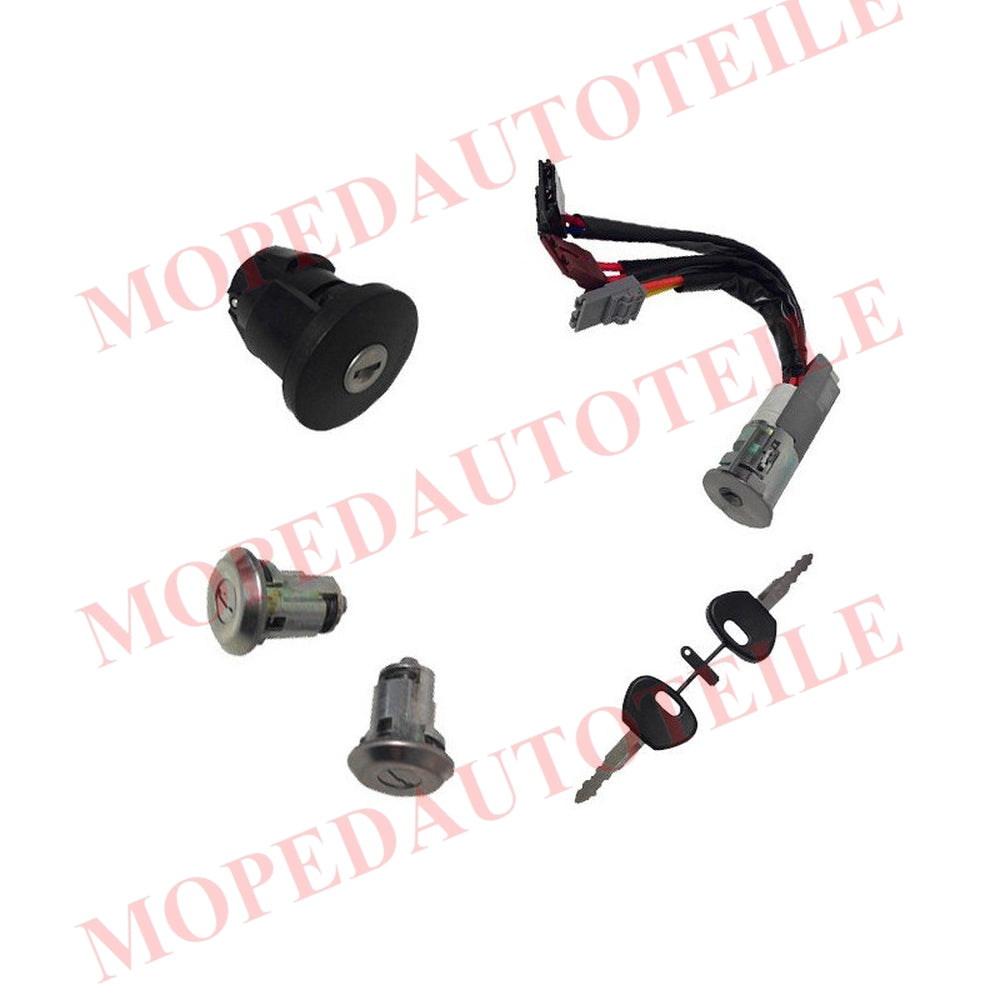 Jeu de serrures Aixam (400/500/721/Scouty) Ligier/IXO/JS50/XTOO, DUE, Chatenet