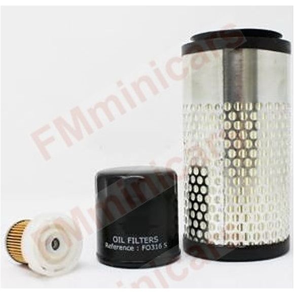 Kit d'entretien Aixam Z482 Filtre à huile Filtre à air Filtre à gasoil Kubota